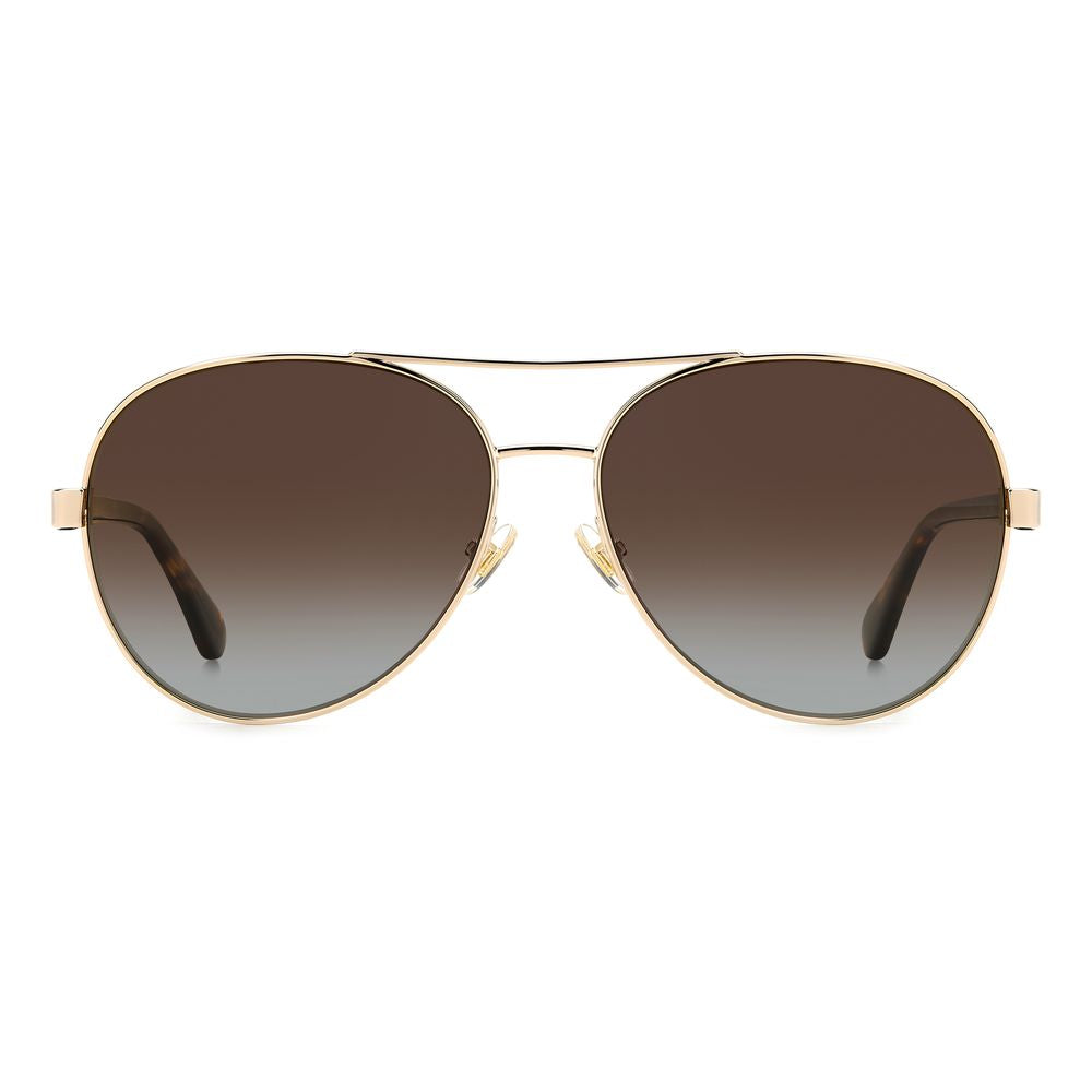 Kate Spade Sonnenbrille aus goldenem Metall