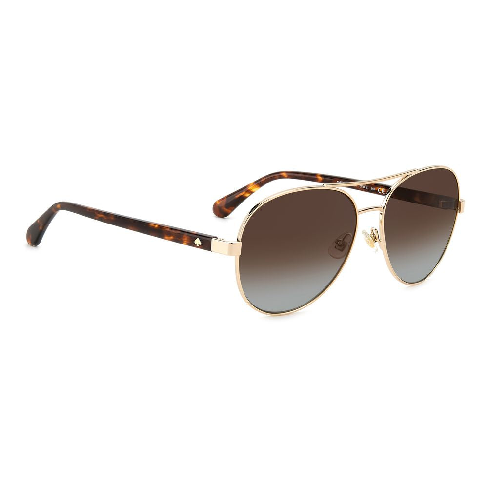 Kate Spade Sonnenbrille aus goldenem Metall