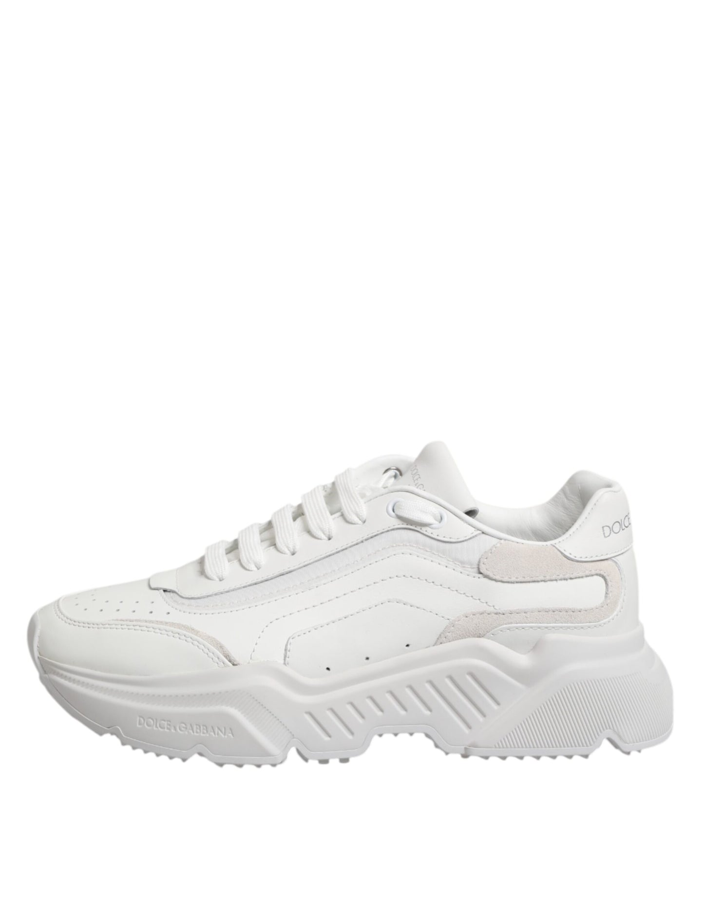 Dolce &amp; Gabbana Daymaster Low Top Sneakers aus weißem Leder