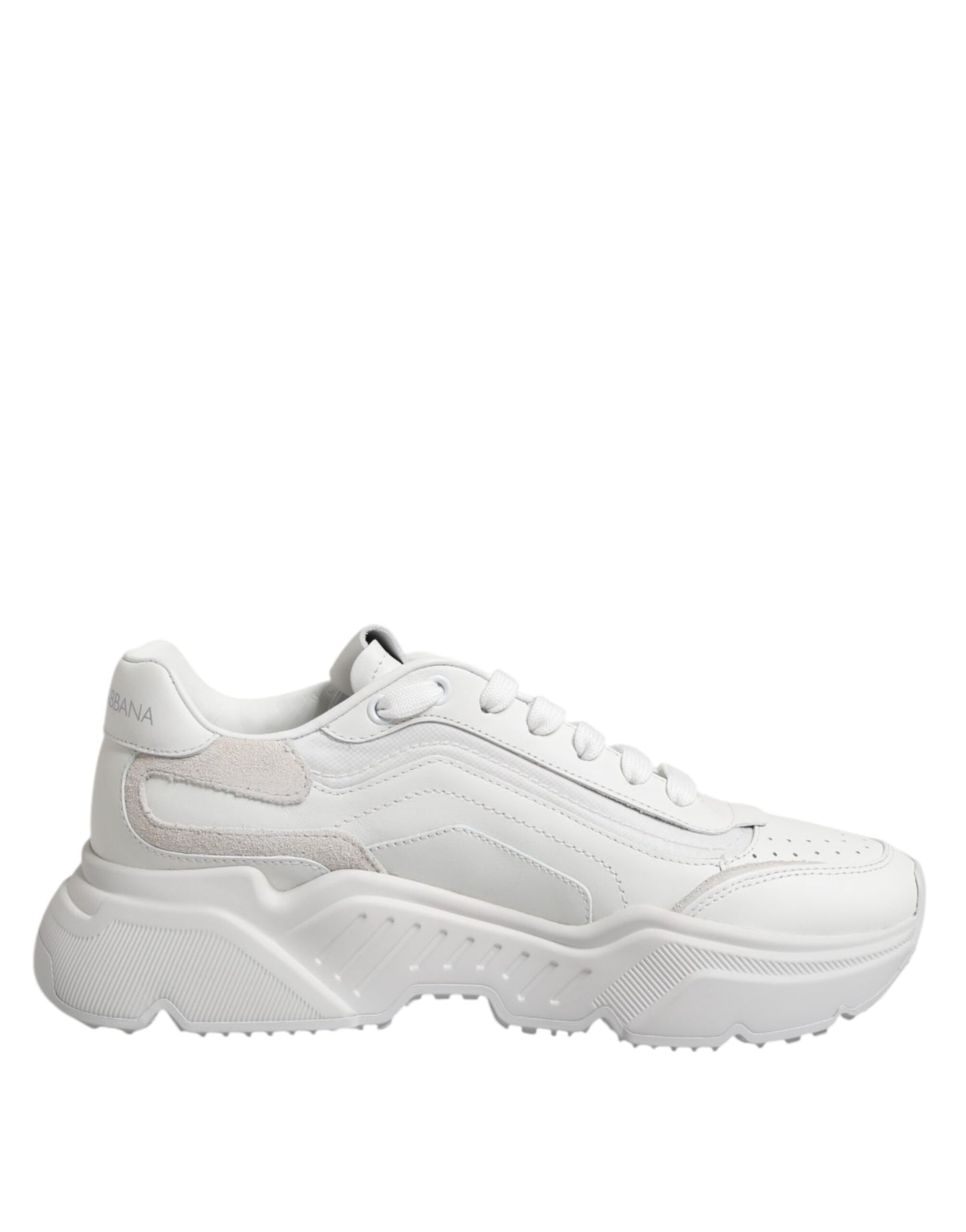 Dolce &amp; Gabbana Daymaster Low Top Sneakers aus weißem Leder