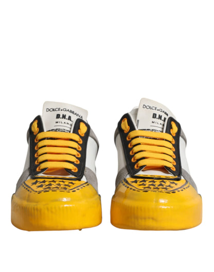 Dolce &amp; Gabbana Mehrfarbige MIAMI Low Top Sneakers Schuhe