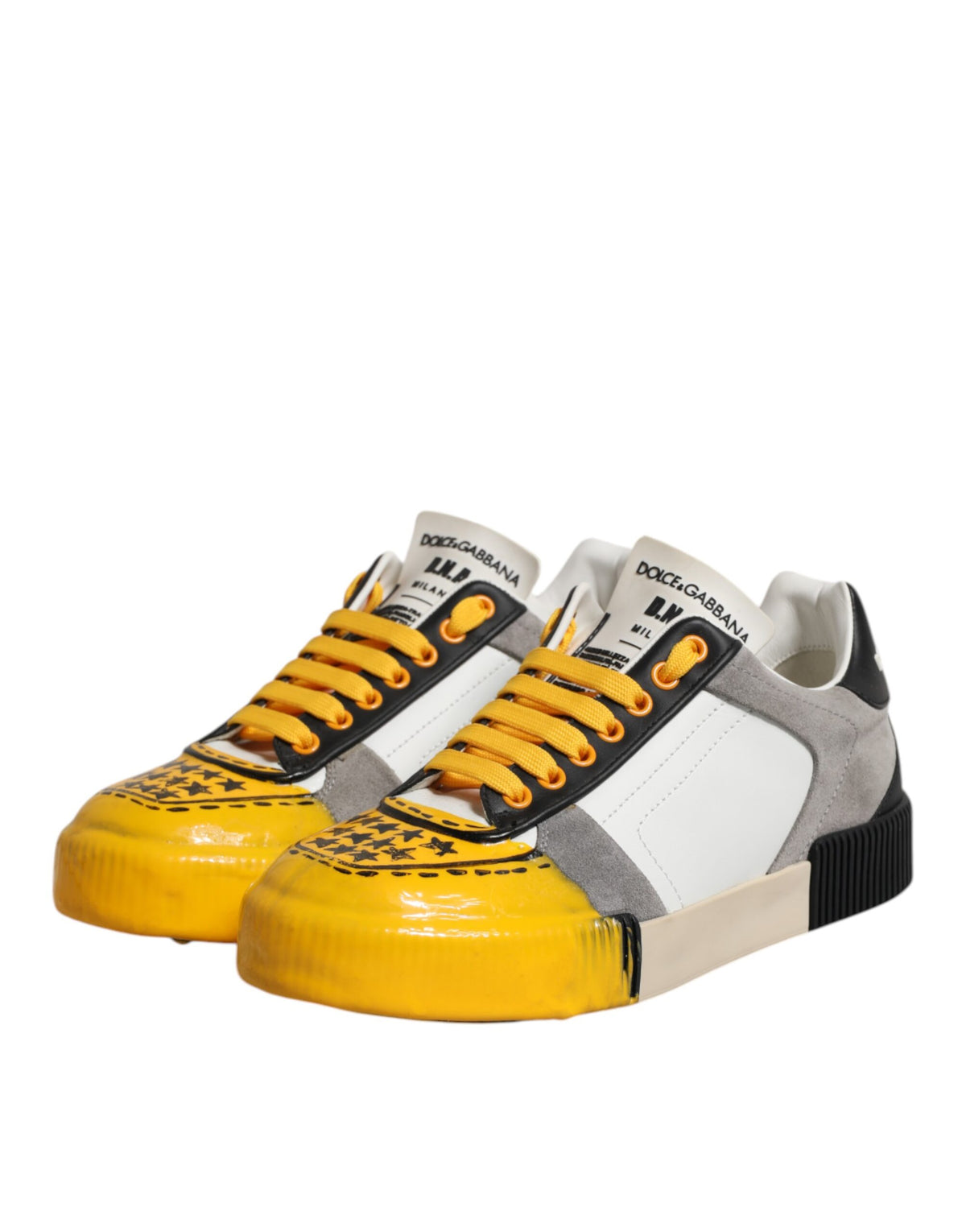 Dolce &amp; Gabbana Mehrfarbige MIAMI Low Top Sneakers Schuhe
