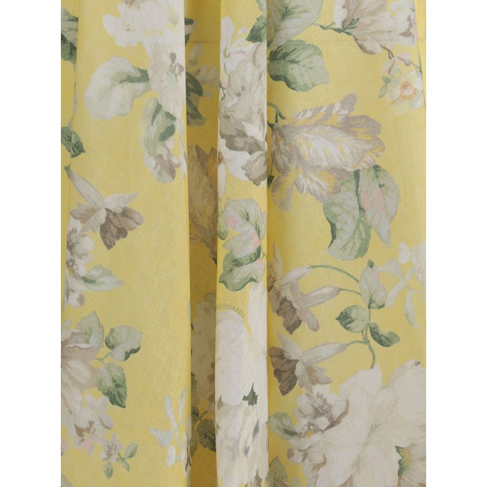Zimmermann Yellow Linen Casual Dress