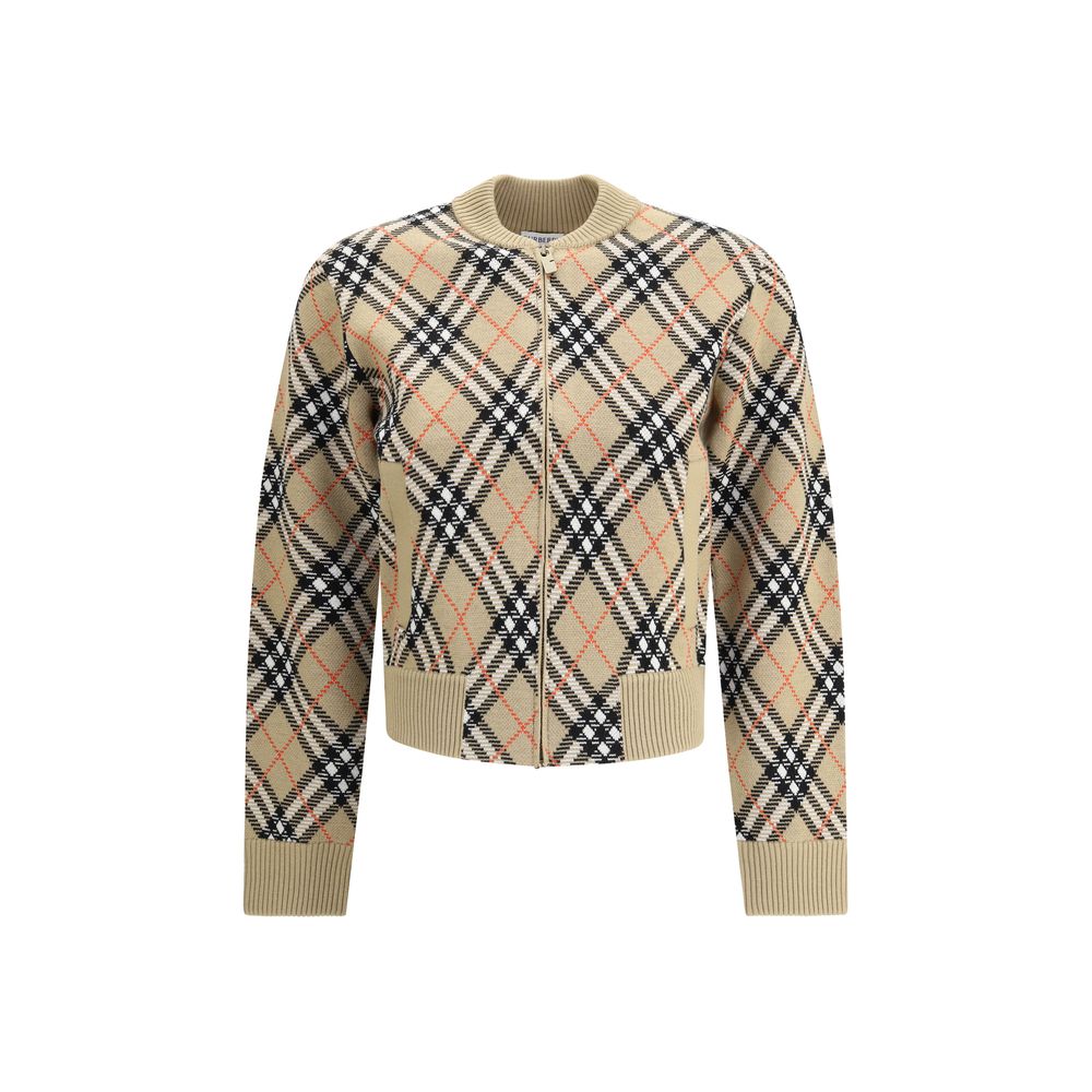 Burberry Karierte Strickjacke