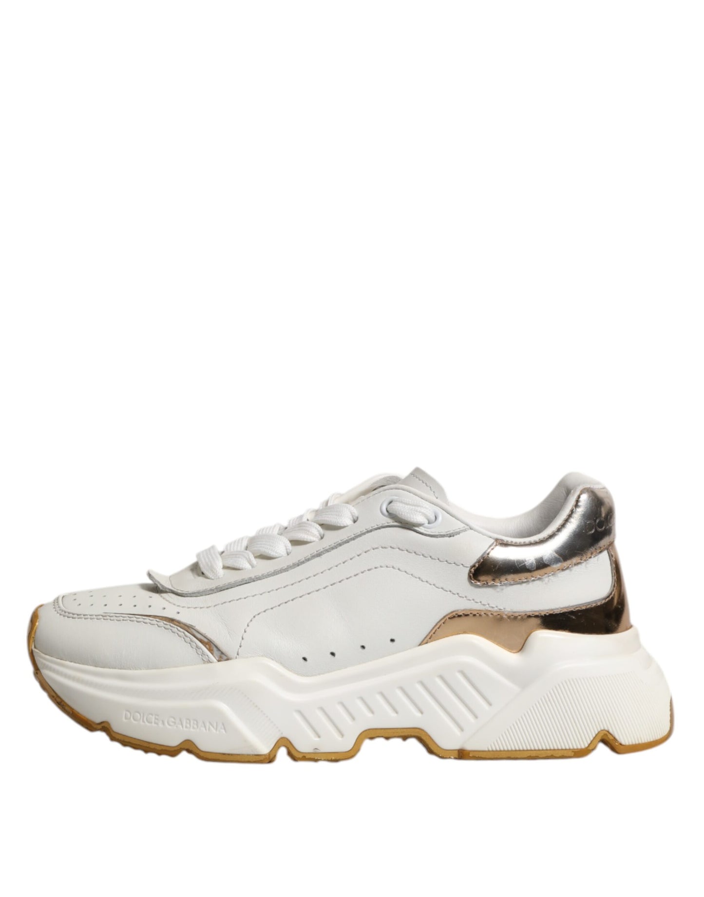 Dolce &amp; Gabbana Daymaster Low Top Sneakers in Weißgold
