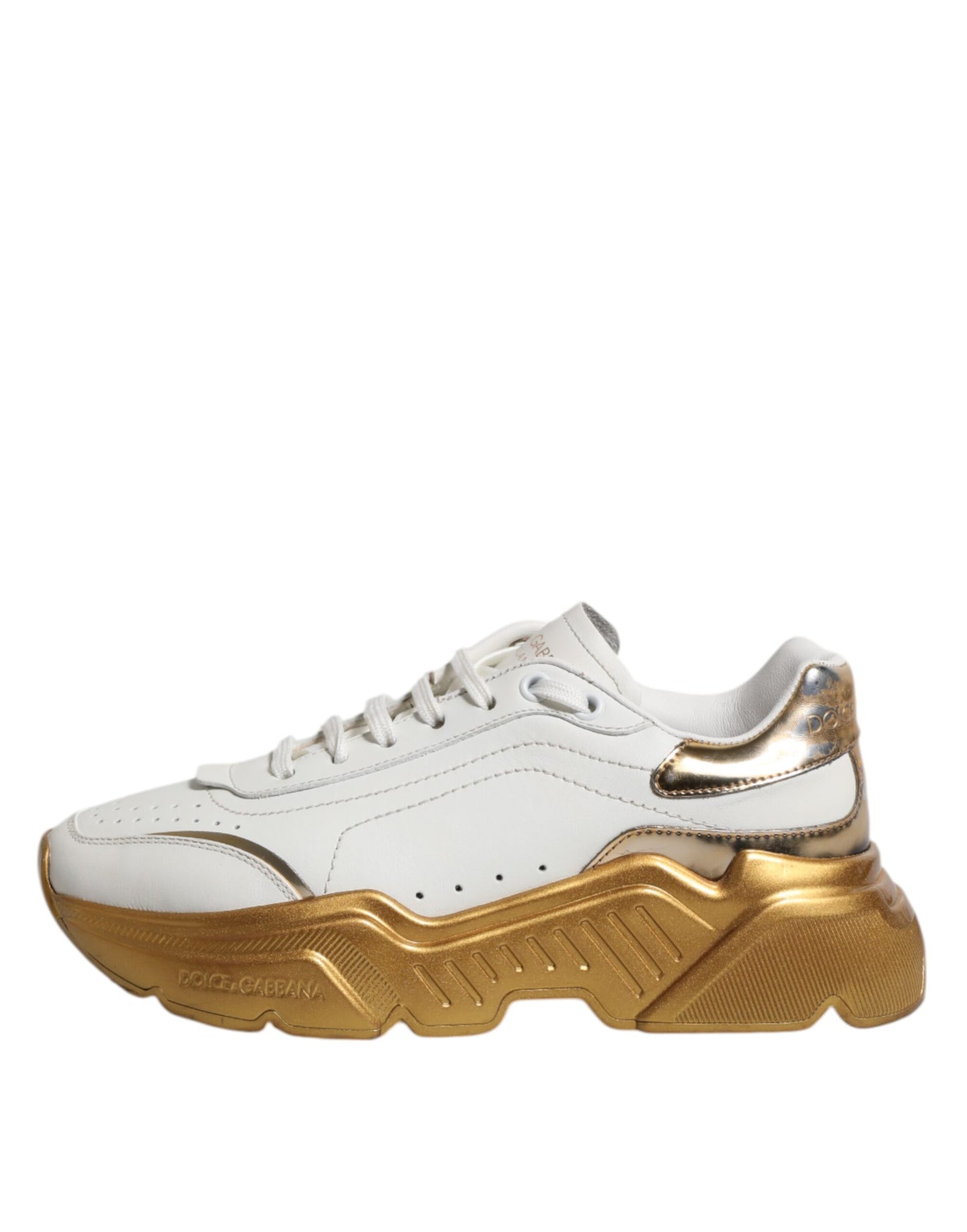 Dolce &amp; Gabbana Daymaster Low Top Sneakers in Weißgold