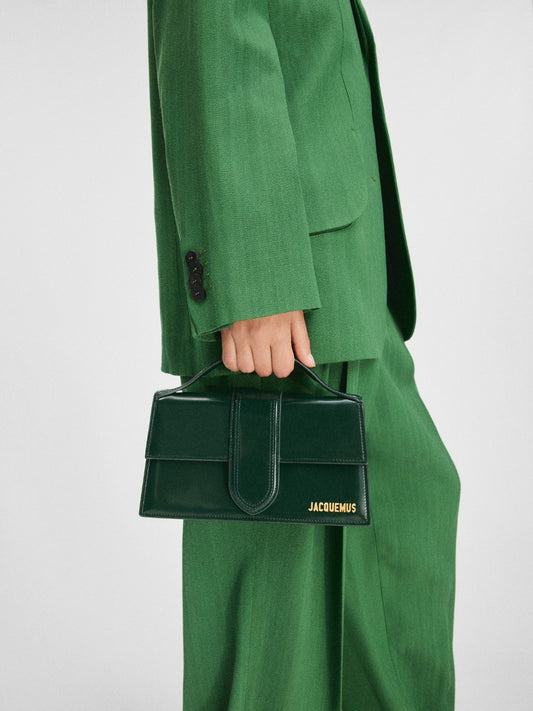 Jacquemus Le Grand Bambino Dunkelgrüne Tasche
