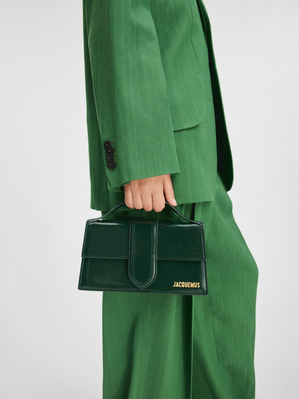 Jacquemus Le Grand Bambino Dunkelgrüne Tasche