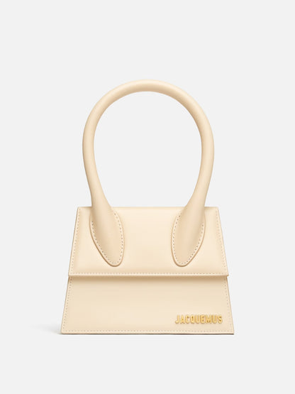 Jacquemus Le Chiquito Moyen Elfenbeintasche