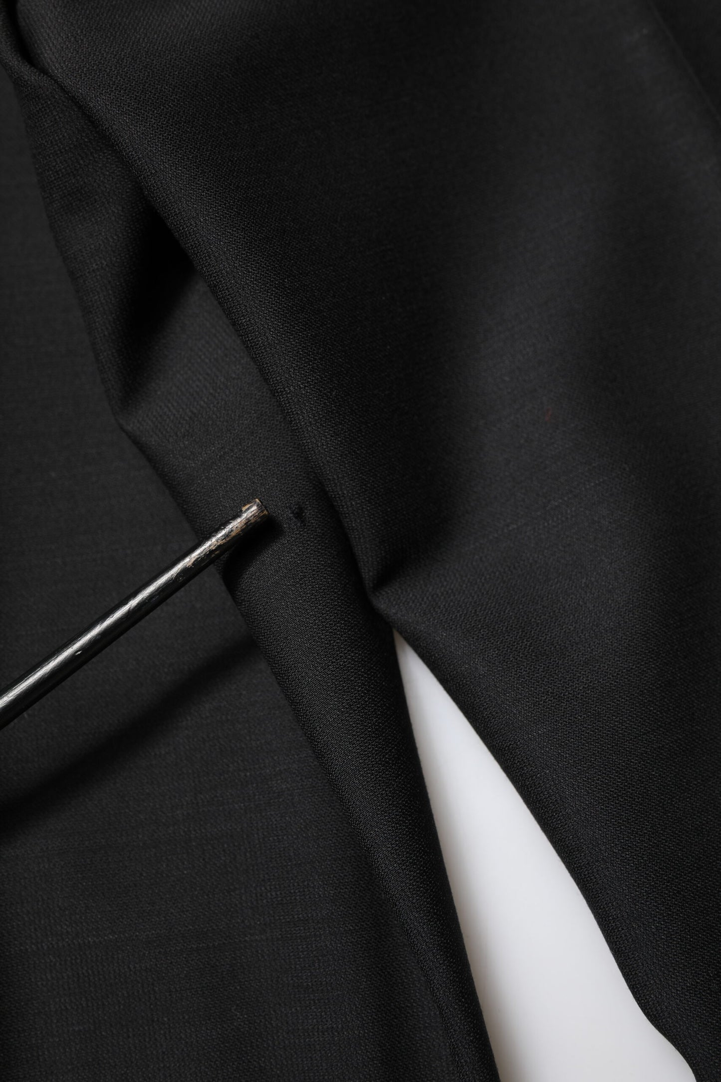 Dolce &amp; Gabbana – Schwarze, schmal zulaufende Anzughose aus Wolle für Herren