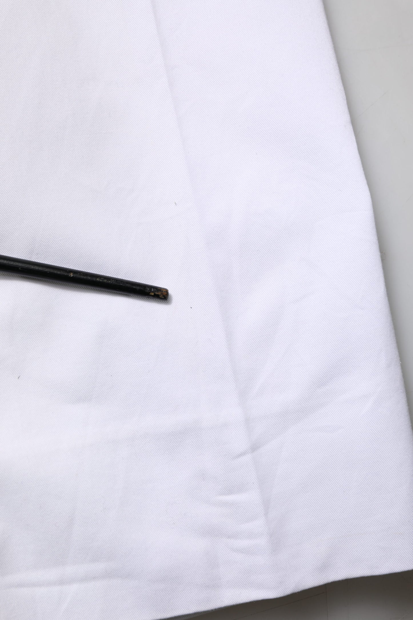 Dolce &amp; Gabbana – Weiße, schmale, formelle Baumwollhose