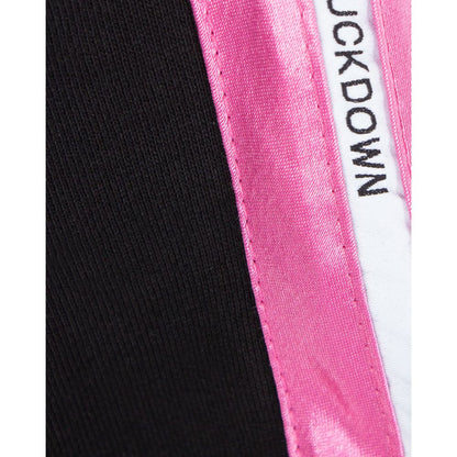 Comme Des Fuckdown Damen-Kapuzenpullover aus schwarzer Baumwolle
