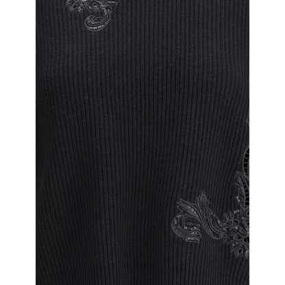 Versace Pullover mit Barocco-Blatt-Stickerei