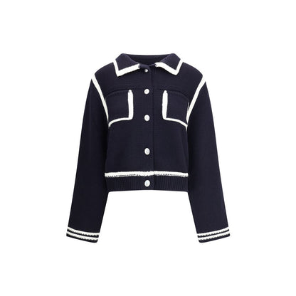 PINKO Blaue Wolljacke