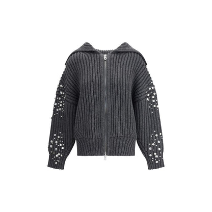 PINKO Strass-Wollcardigan