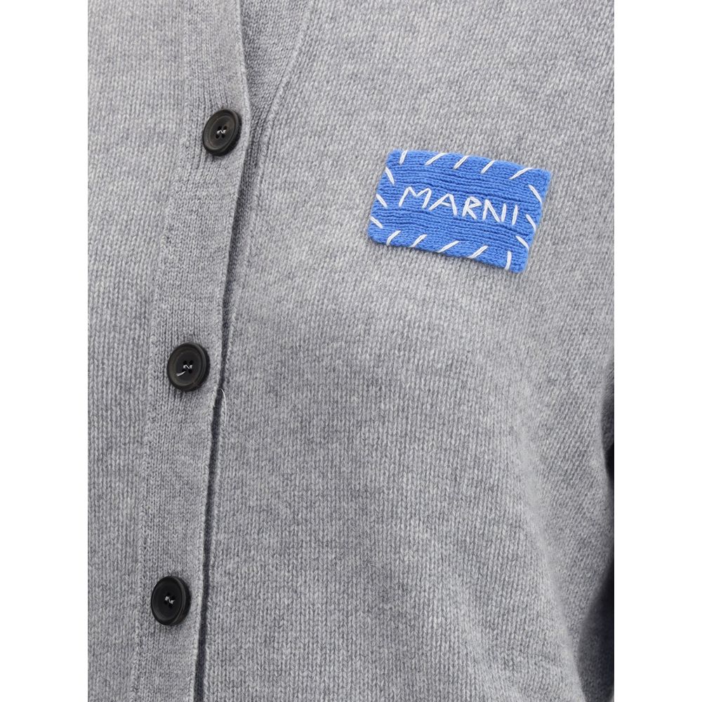 Marni Kaschmir-Cardigan mit Patch