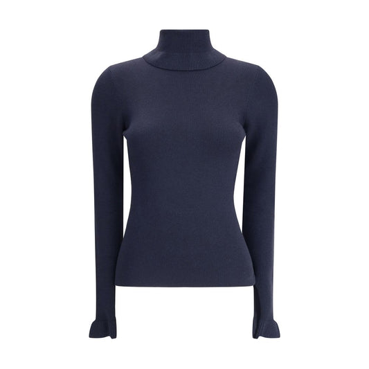 Chloé Blue Wool Turtleneck