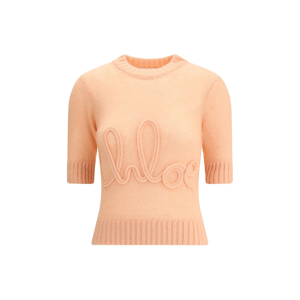 Chloé-Logo-Wollpullover