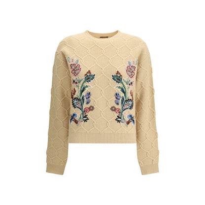 Etro Pullover mit Blumenstickerei