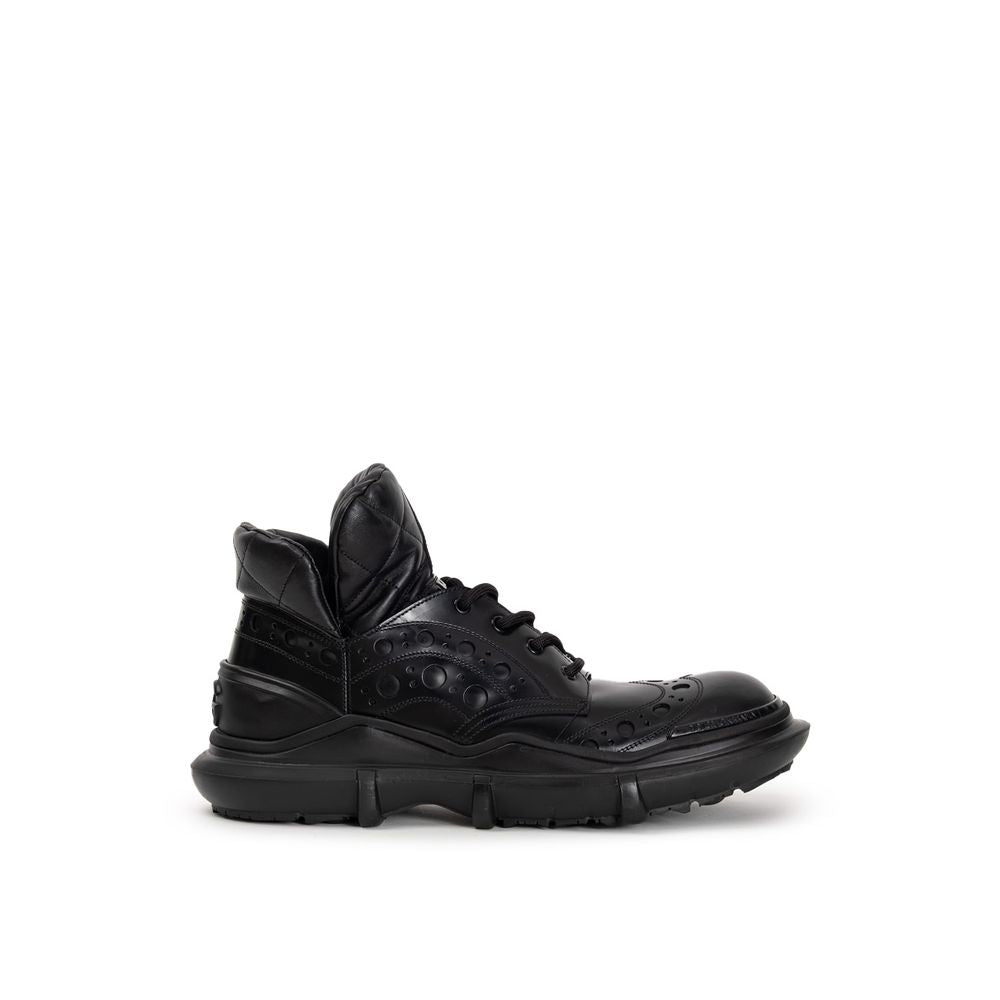 Dolce &amp; Gabbana – Oxfords und Derbys aus schwarzem Leder