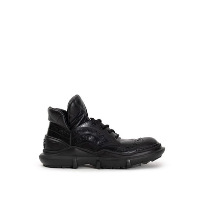 Dolce &amp; Gabbana – Oxfords und Derbys aus schwarzem Leder