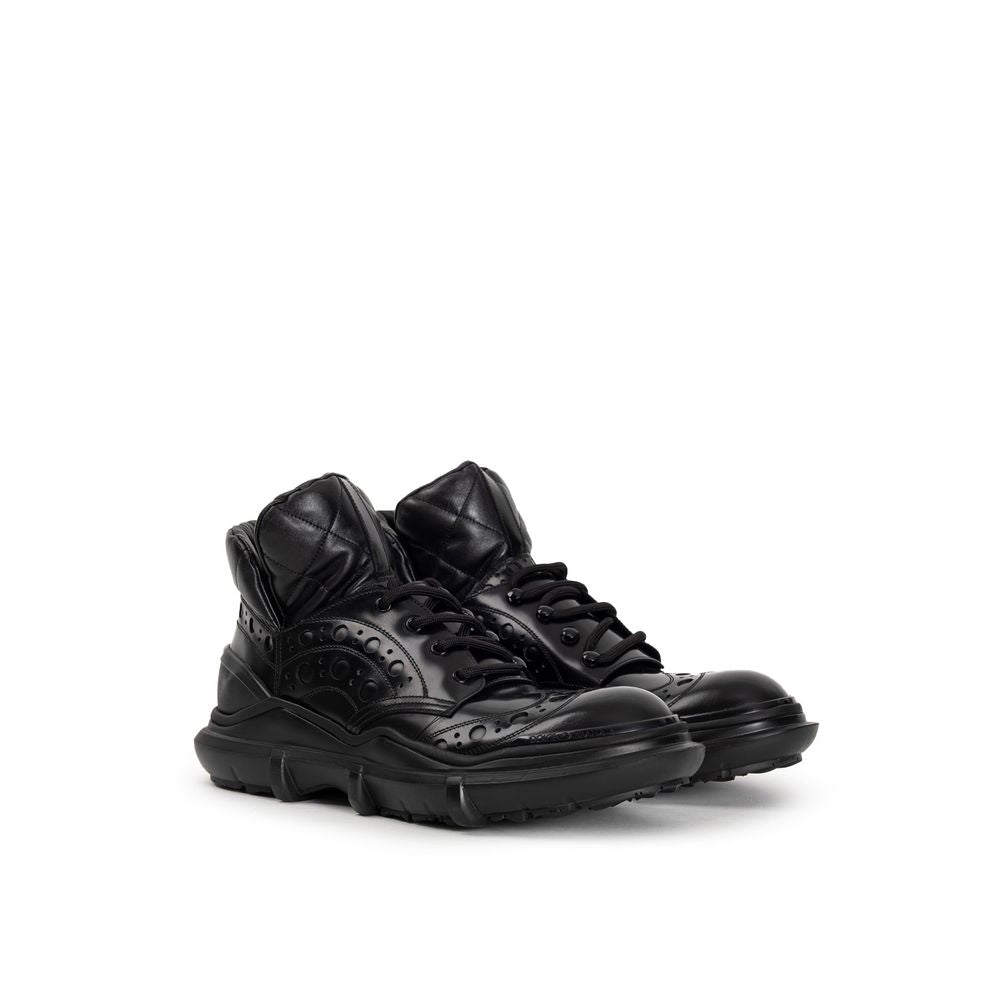 Dolce &amp; Gabbana – Oxfords und Derbys aus schwarzem Leder