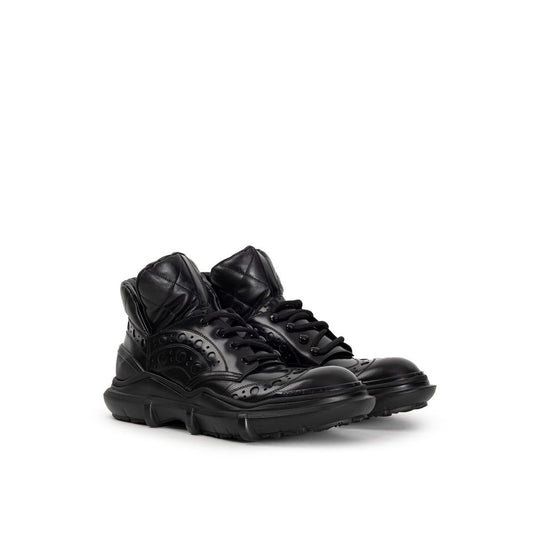 Dolce &amp; Gabbana – Oxfords und Derbys aus schwarzem Leder