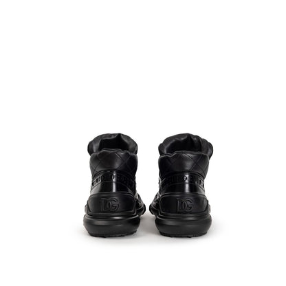 Dolce &amp; Gabbana – Oxfords und Derbys aus schwarzem Leder