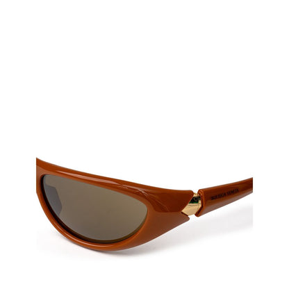 Bottega Veneta – Braune Acetat-Sonnenbrille