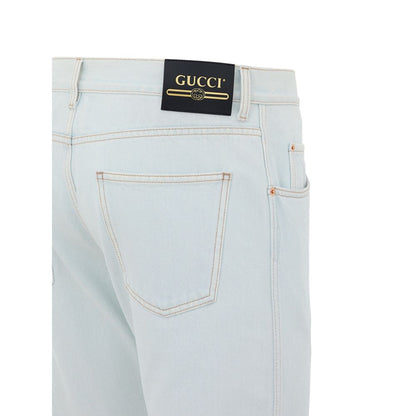 Gucci Blaue Baumwolljeans
