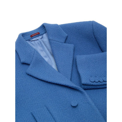Gucci Blue Wool Coat