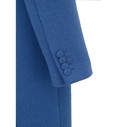 Gucci Blue Wool Coat