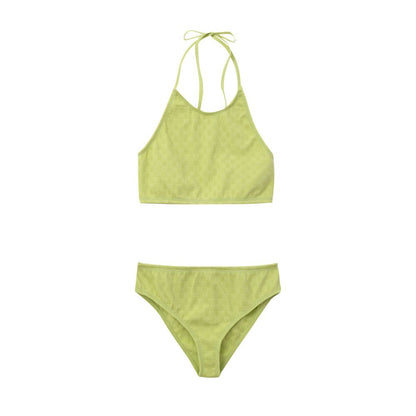 Bottega Veneta Gelber Polyamid-Bikini