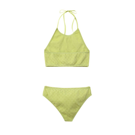 Bottega Veneta Gelber Polyamid-Bikini