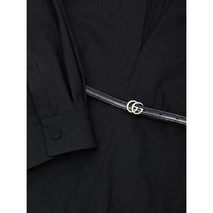 Schwarzer Wolloverall von Gucci