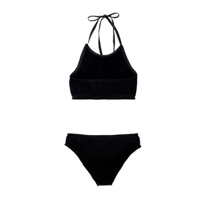 Bottega Veneta Schwarzer Polyamid-Bikini