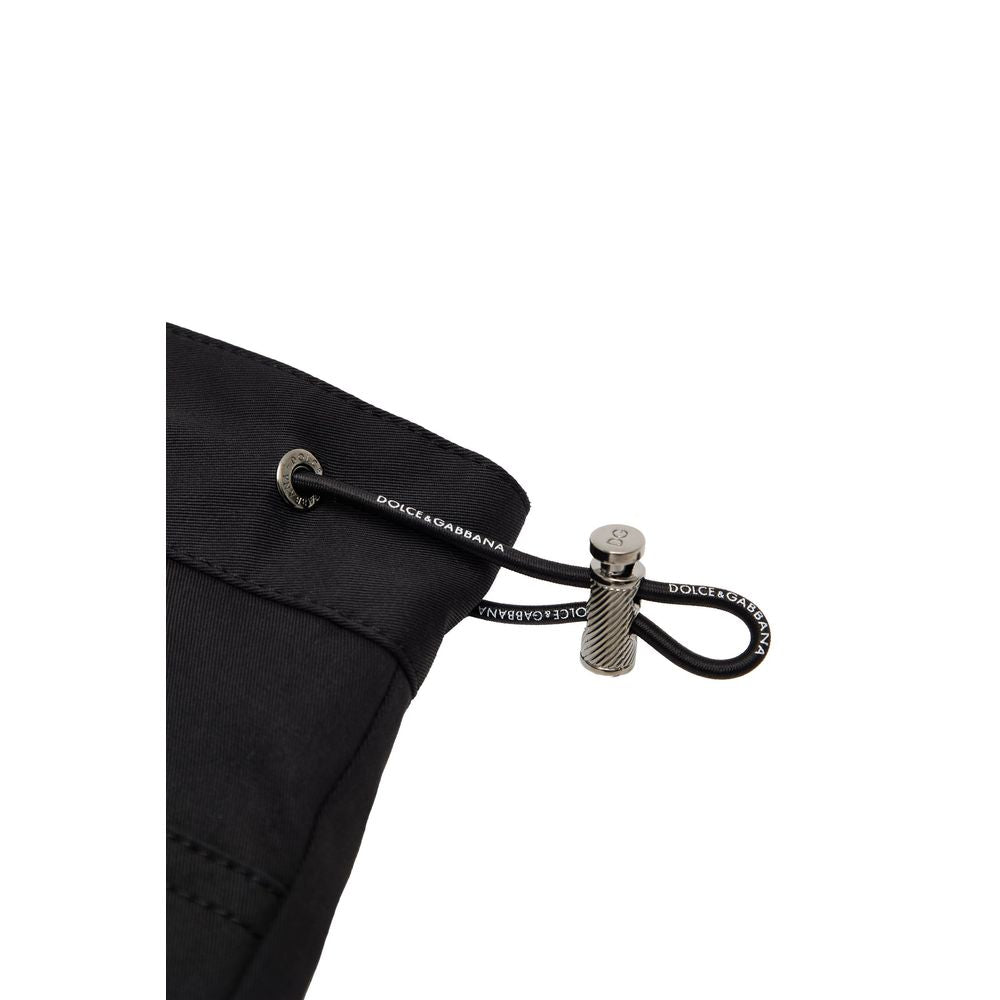 Dolce &amp; Gabbana – Schwarze Cargohose aus Baumwolle
