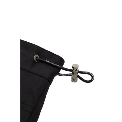 Dolce &amp; Gabbana – Schwarze Cargohose aus Baumwolle