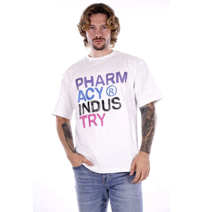 Weißes Baumwoll-T-Shirt der Pharmaindustrie