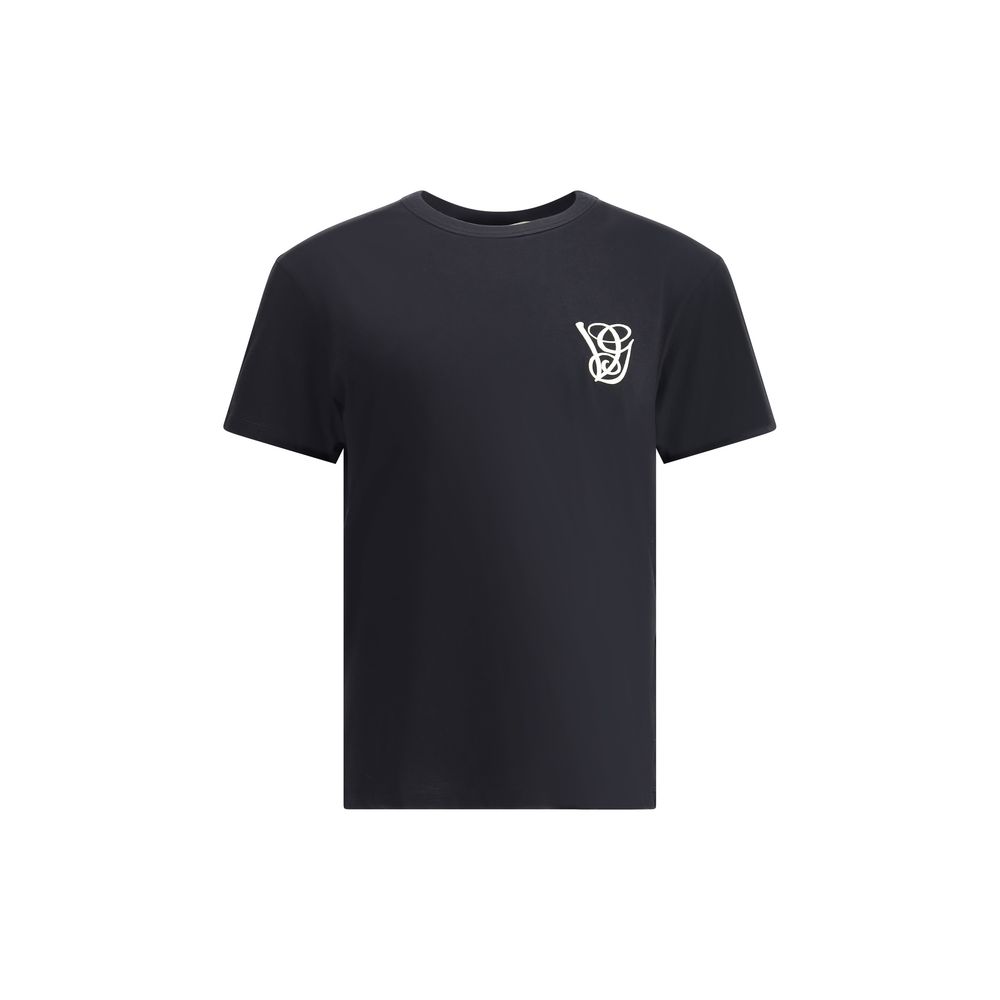 Schwarzes Baumwoll-T-Shirt von Valentino
