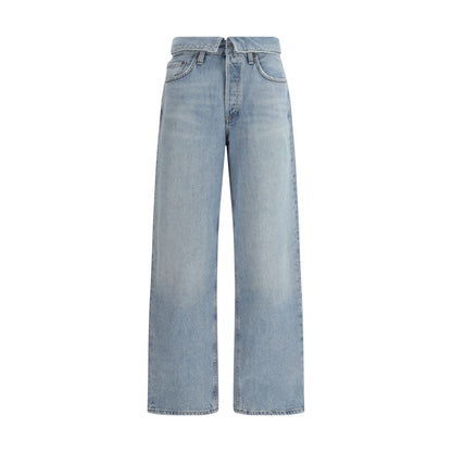 Agolde Hellblaue Baumwolljeans aus Denim