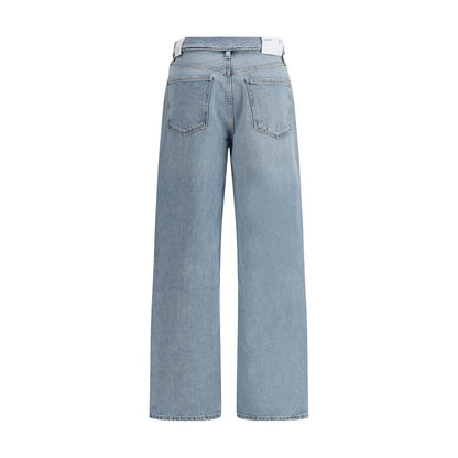 Agolde Hellblaue Baumwolljeans aus Denim