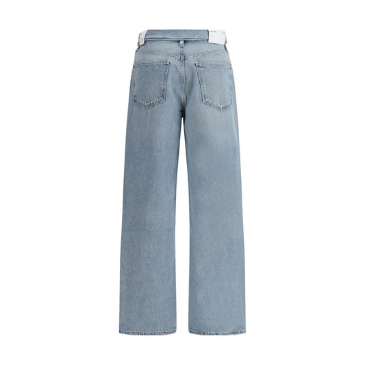 Agolde Hellblaue Baumwolljeans aus Denim