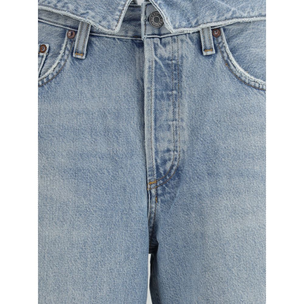 Agolde Hellblaue Baumwolljeans aus Denim