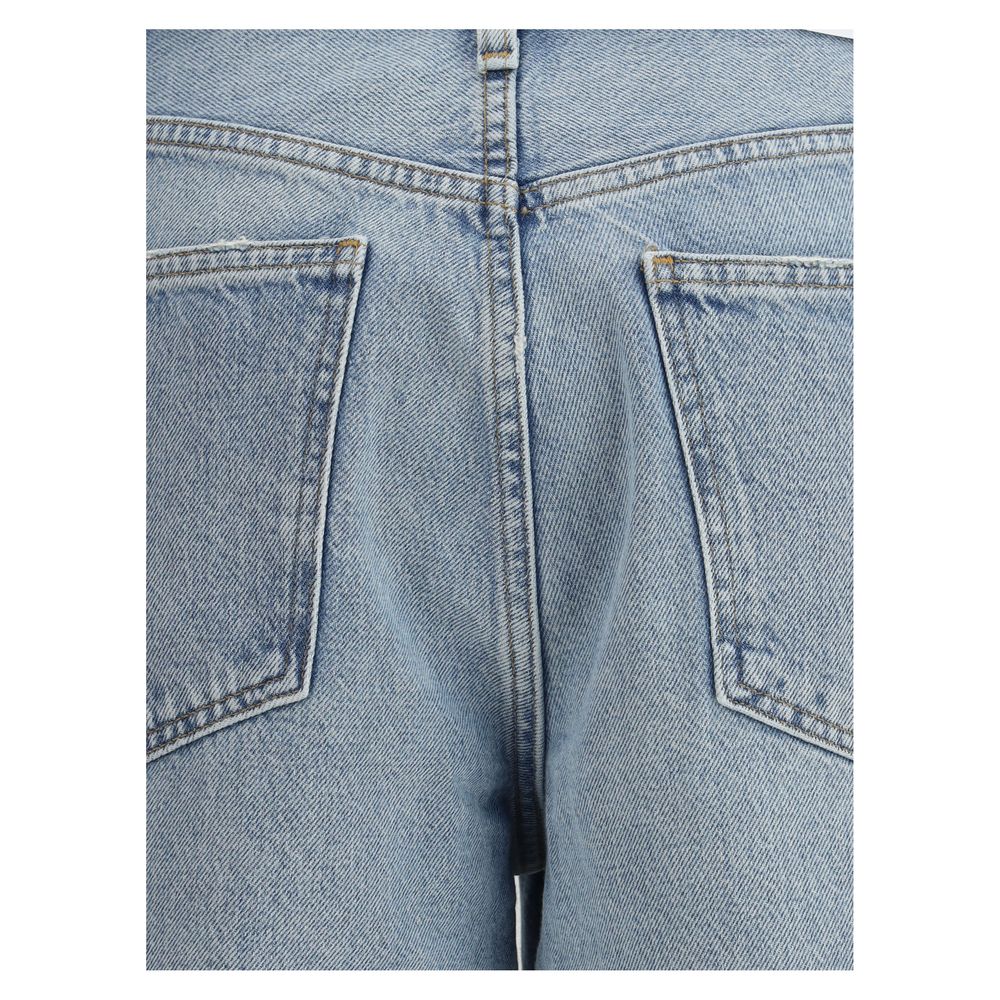Agolde Hellblaue Baumwolljeans aus Denim
