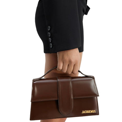 Jacquemus – Le Grand Bambino Handtasche aus braunem Leder
