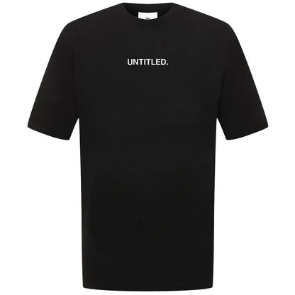 Schwarzes Baumwoll-T-Shirt von Diego Venturino