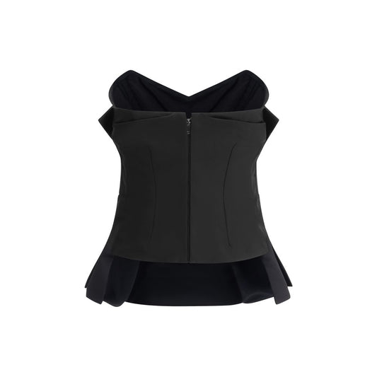 Ärmelloses Korsett-Top von Alexander McQueen