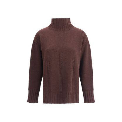 Tom Ford brauner Kaschmir-Rollkragenpullover