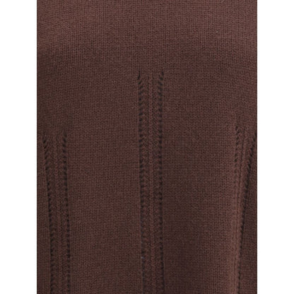 Tom Ford brauner Kaschmir-Rollkragenpullover